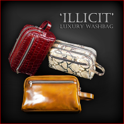 The 'Illicit' Large Luxury Wash Bags