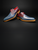  Dexter ANGEL in Pebble Grain Navy, Burgundy and Brown with a Natural sole edge  