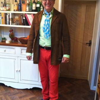 The Enigmatic Mark Massingham wearing Black Rafaels. Monkey Shoulder and Absenthe at the ready....time to party!!