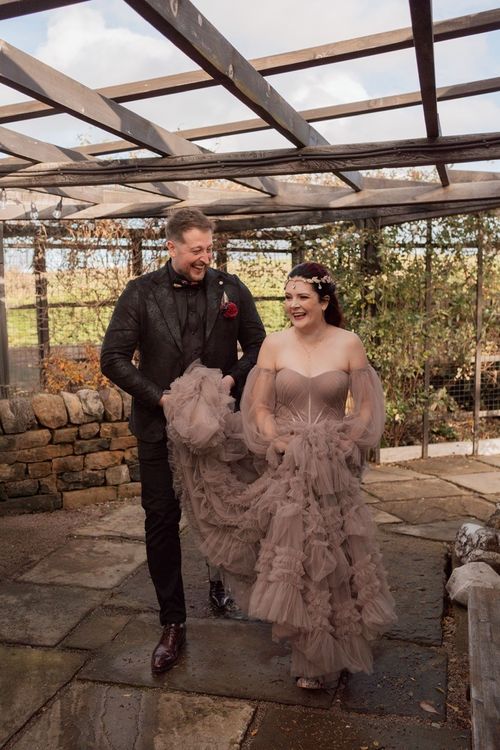 Josh & the blushing Bride !!