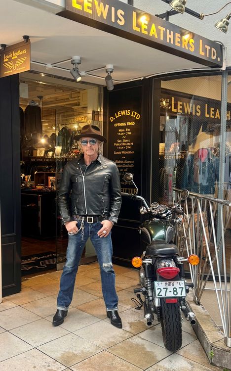 Matt Sorum in our JW Jailbreak at Lewis Leathers Toyko!!