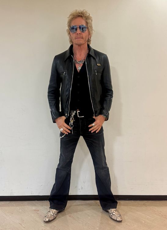 Matt- wearing The 'Club Mont in natural snake.... Welcome To The Jungle