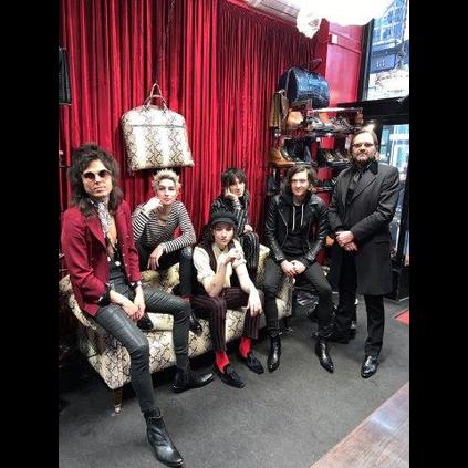 Palaye Royale visit to our Piccadilly shop pre Shepards Bush Gig