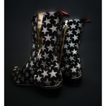 2nd LTD EDITION - Adamant 'Batcave' High leg zip boot