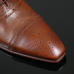 Bailey ‘Donovan’ - Cognac Falcon Leather & Cognac Suede Balmoral Boot