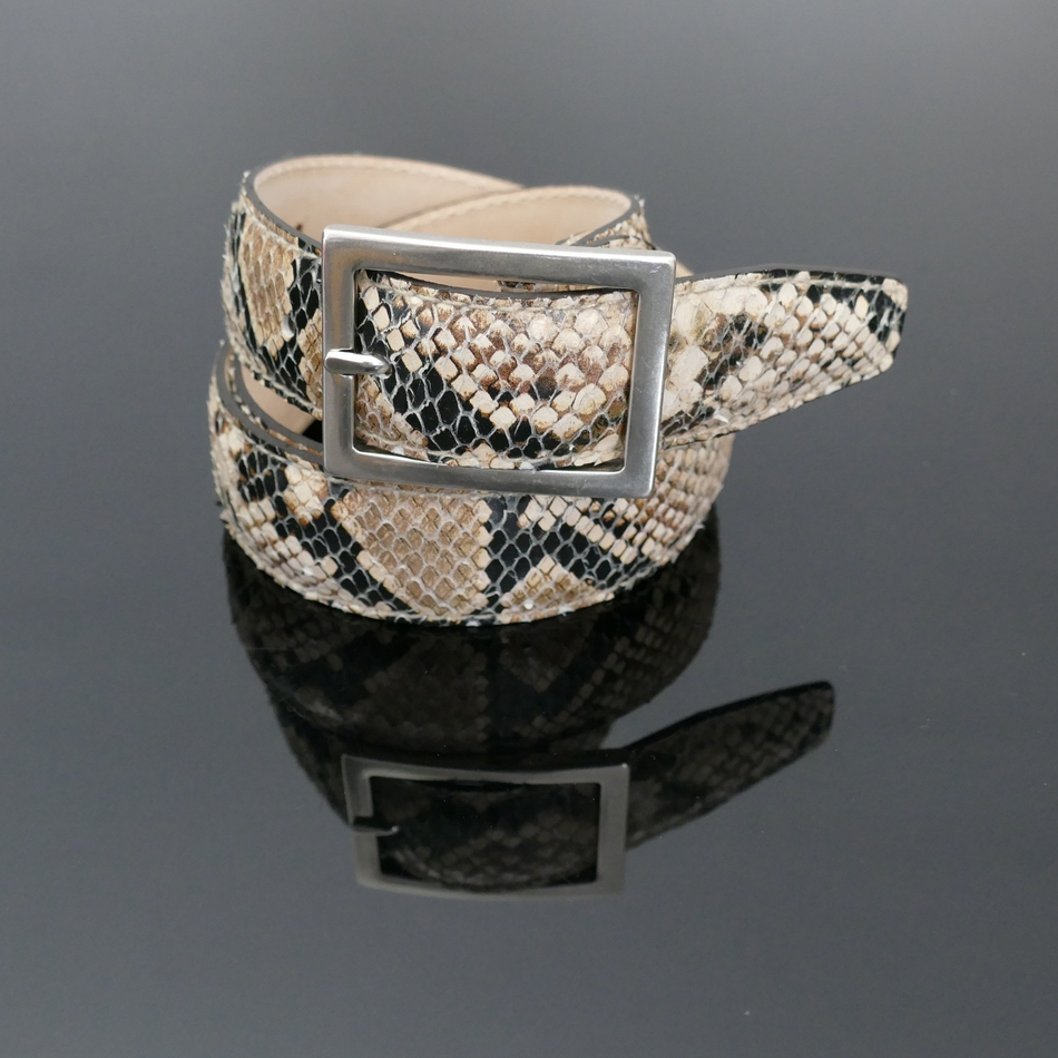 snakeskin belt mens