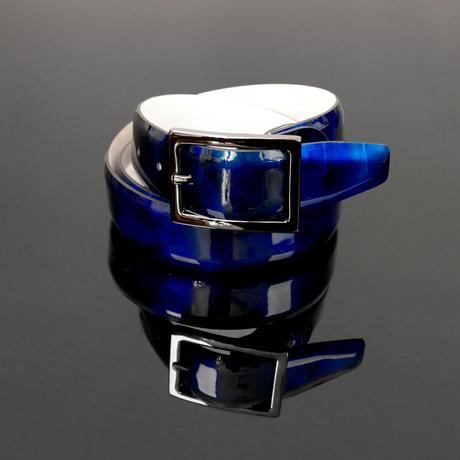 Claudio Spatalato Patent Blue belt