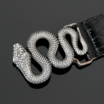 Decadent belt - 'Basilisk' Black Diamante Snake