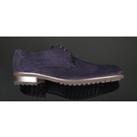 Dexter 'Angel' - Plain Front Marino Blue suede Gibson