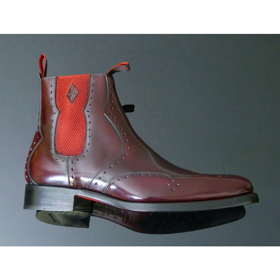 Dexter - 'Novikov' Chelsea Boot Burgundy Polish