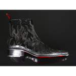 Dilettante 'Hellfire' Flame Zip Boot