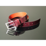 Dirk Jeans Belt - Burgundy Croc