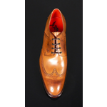 Lemmy ‘Hawkwind’ Men’s Tan Brogue Gibson Shoe