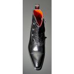 Lugosi ‘Dracul’ - Black Croc coach stud Spat Boot