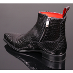 Lugosi ‘Gargoyle’ - Black Python Spat Boot