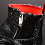 Lugosi ‘Gargoyle’ - Black Python Spat Boot