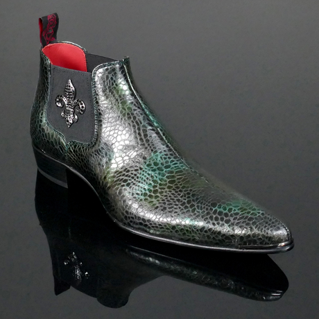Manic K977 'Heraldic' Low Chelsea Boot