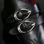 Manic L128 'Spectral' - Gothic Buckle detail boot