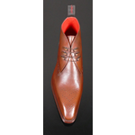 Moon 'Jaws' - Cognac Brown Grain Leather Goodyear Welted Chukka Boot