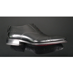 Moon 'Melrose' - Black polish Toe cap Oxford