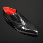 Moon 'Melrose' - Black polish Toe cap Oxford
