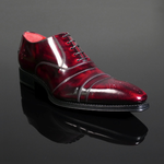 Moon 'Melrose' - Burgundy Fume Toe cap Oxford