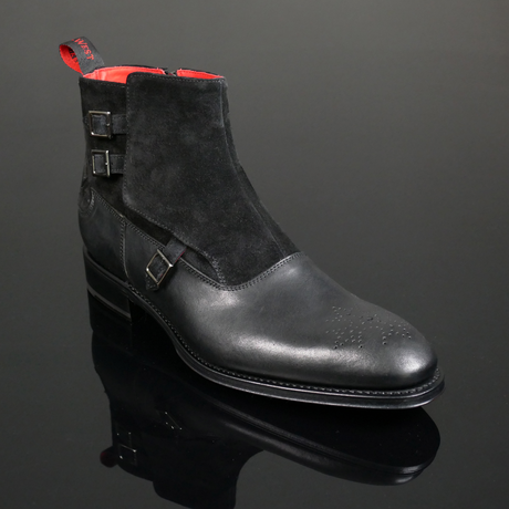 Page 'Magik' Buckle detail zip boot