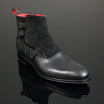 Page 'Magik' Buckle detail zip boot