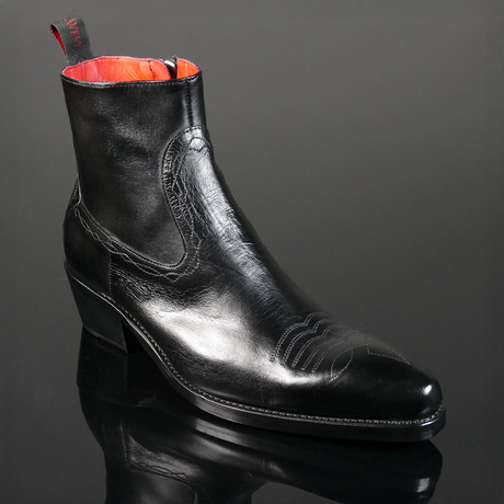 Rebel 'Tohelluride' - Rock n Roll Western zip boot