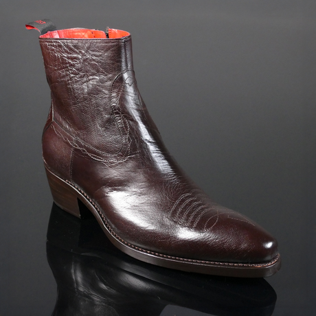 Rebel 'Tohelluride' - Rock n Roll Western zip boot
