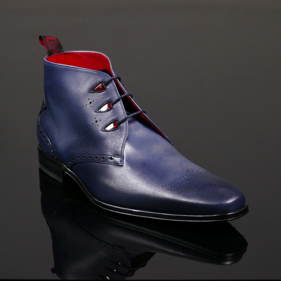 Scarface L134 ‘Palace’ - Toledo Vintage Jeans Blue Calf Chukka Boot