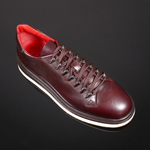 The 'Monaco' - Espresso Brown Calf Leather Hybrid Sneaker