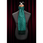 The Reaper - Green silk scarf and pocket square set