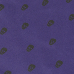 The Reaper - Purple silk scarf and pocket square set