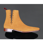 Yardbird JA94 'Rave up' - Havana Tan Suede Seam-Front Chelsea Boot