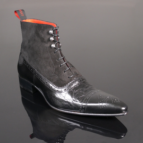 Ziggy ‘Zani’ - Black Balmoral Boot