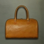 The 'Nightporter' Overnighter Bag - Tan Calf