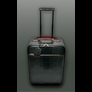 'Richard Burton' Weekender Wheeled Suitcase- Black Croc