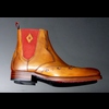 Dexter - 'Scimitar' Wing tip Chelsea boot