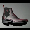 Moon 'Venus' Chevron Toe Chelsea boot