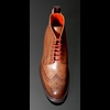 Hannibal Rising - Classic Brogue Derby Boot with Rubber Sole
