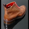 Hannibal Rising - Classic Brogue Derby Boot with Rubber Sole