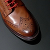 Hannibal Rising - Classic Brogue Derby Boot with Rubber Sole