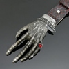 Decadent Belt - 'Nosferatu' Hand - Black and Red Diablo Snake