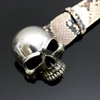 Decadent Belt - 'Vampyr' Skull - Natural Diamante Snake