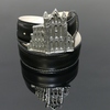 Decadent Belt - 'Whitby Abbey' - Black Polish