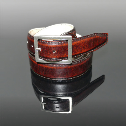 Claudio - DK BROWN BOTTICELLI - Antiqued Belt