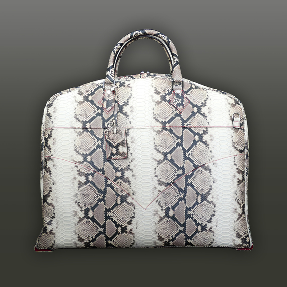 The 'O'Toole' Suit Carrier - Natural Diamante