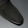 Soprano K630 D'ELEGANCE Black Suede Saddle slip on