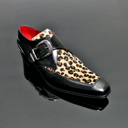 Carlito 'STRAYCAT' Western Buckle Monk shoe